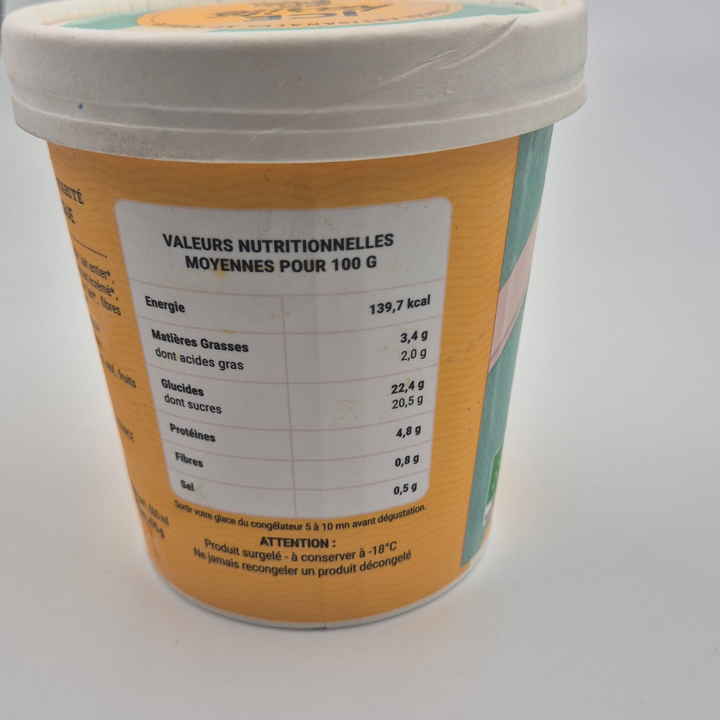 Glace ice karite mangue