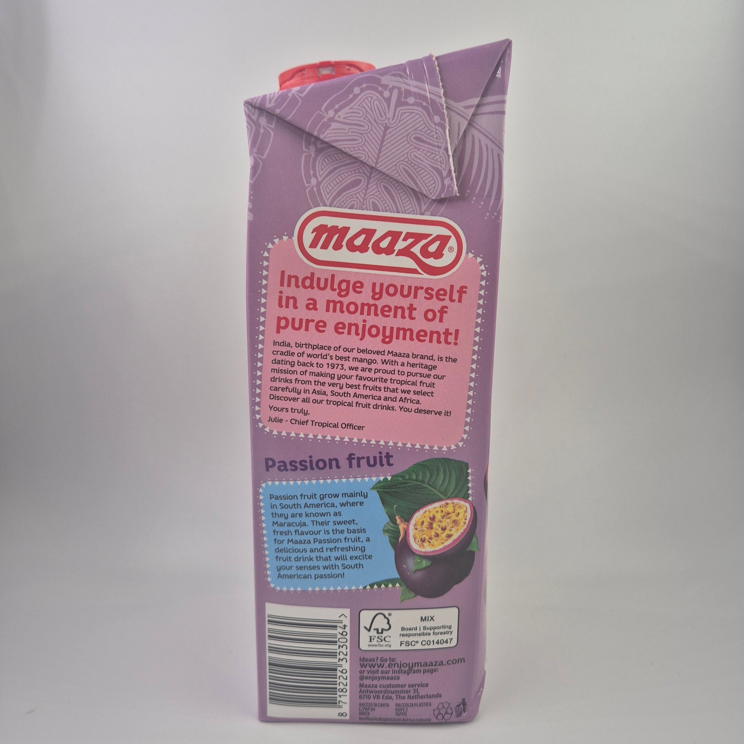 Jus Maaza fruit de la passion 1L